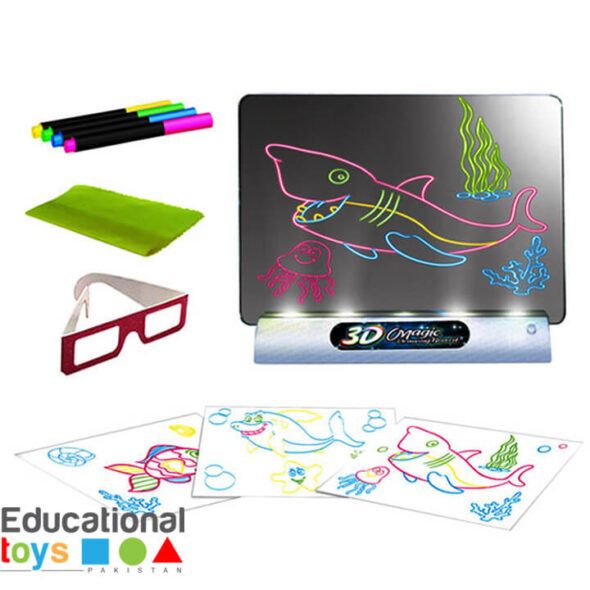 Buy 3D Magic Drawing Board Online Educational Toys Pakistan