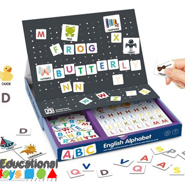 Magnetic Easel English Alphabet and Letter Kit