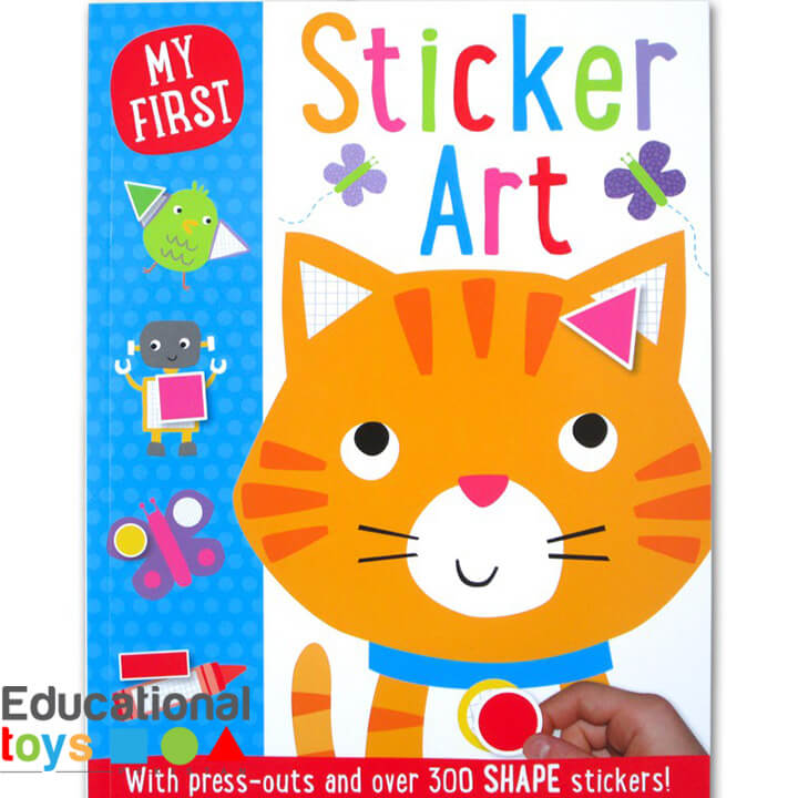 My First Sticker Art Book (with 300 shape stickers)