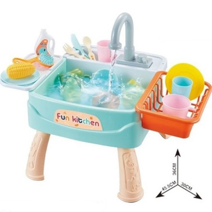 Buy Fun Kitchen Play Sink for Kids (Battery Operated) Online - Educational Toys Pakistan