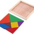 Wooden Tangram - 7 pieces (Random Color) 113093