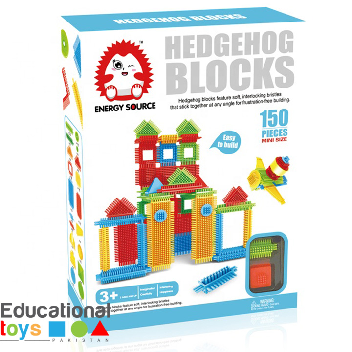 Buy Hedgehog Bristle Mini Blocks (150 Pieces) Online Educational Toys