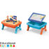 2-in-1 Blocks and Drawing Table