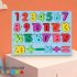 Chunky Wooden Number Puzzle Board - Blue