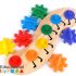colorful rotating gear caterpillar 1
