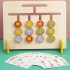 four color animal logical thinking game wooden