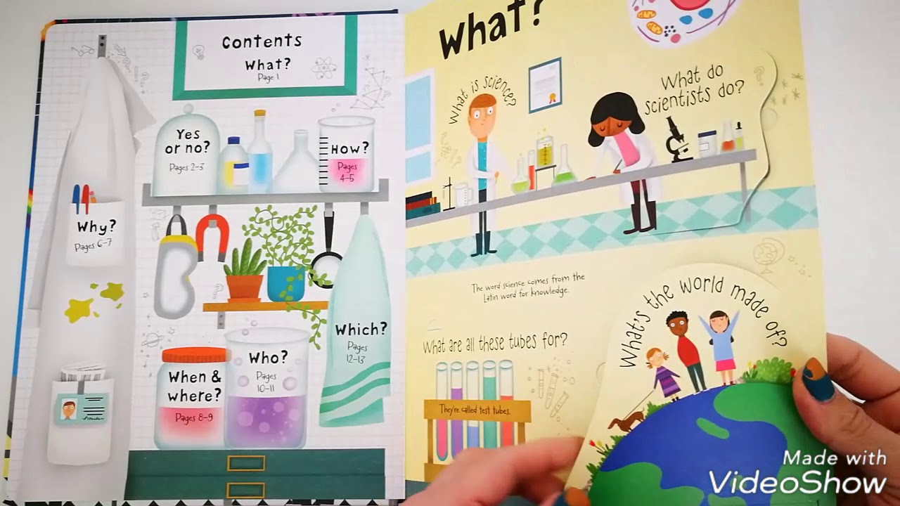 Usborne Lift the Flap question answers about science 1