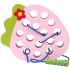 Wooden Lacing/ Threading Toy wooden threading toy stawberry