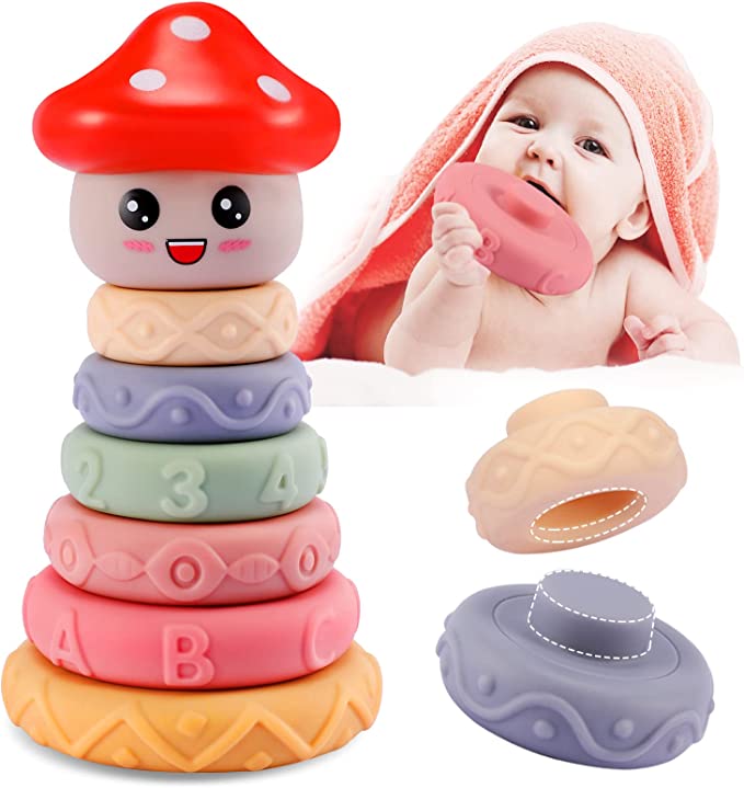 Soft Stacking Rings for Babies