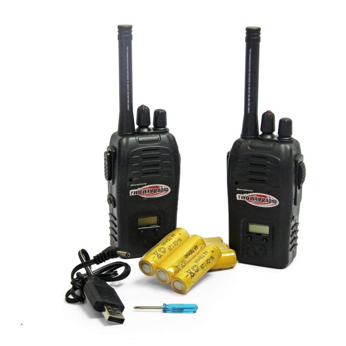 Walkie Talkie Pretend Play Toy with Rechargeable Batteries