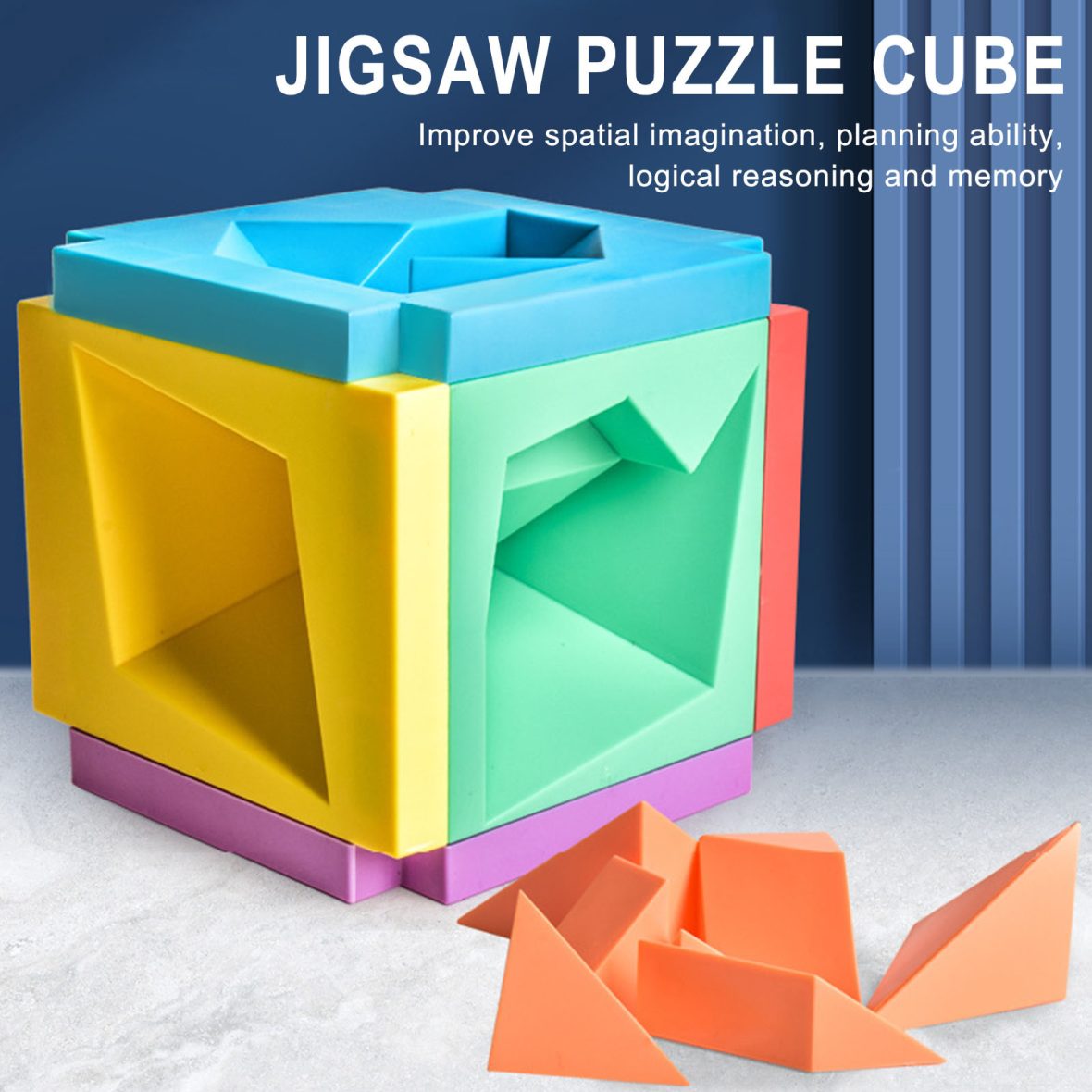 3D Tangram Puzzle Cube 2