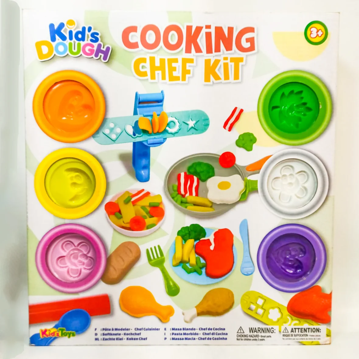 Kids Play Dough- Cooking Chef Kit