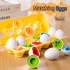 shape and colour eggs set of 12 2