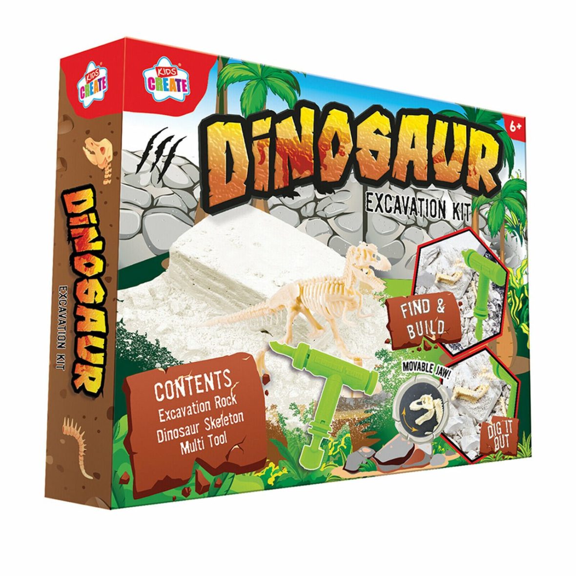 Buy Dinosaur Excavation Kit Box Damaged Online Educational Toys