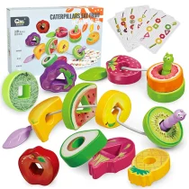 Caterpillar eats Fruits - Lacing Toy