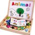Magnetic alphabet Double sided board