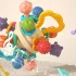 Huanger Teething and Sensory Rattle Toy 1