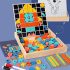 Wooden Mosaic Creative Board with Number Learning Activity 1000268935