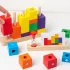 wooden arithmetic column stacking mathematical blocks 1