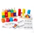 wooden arithmetic column stacking mathematical blocks 4